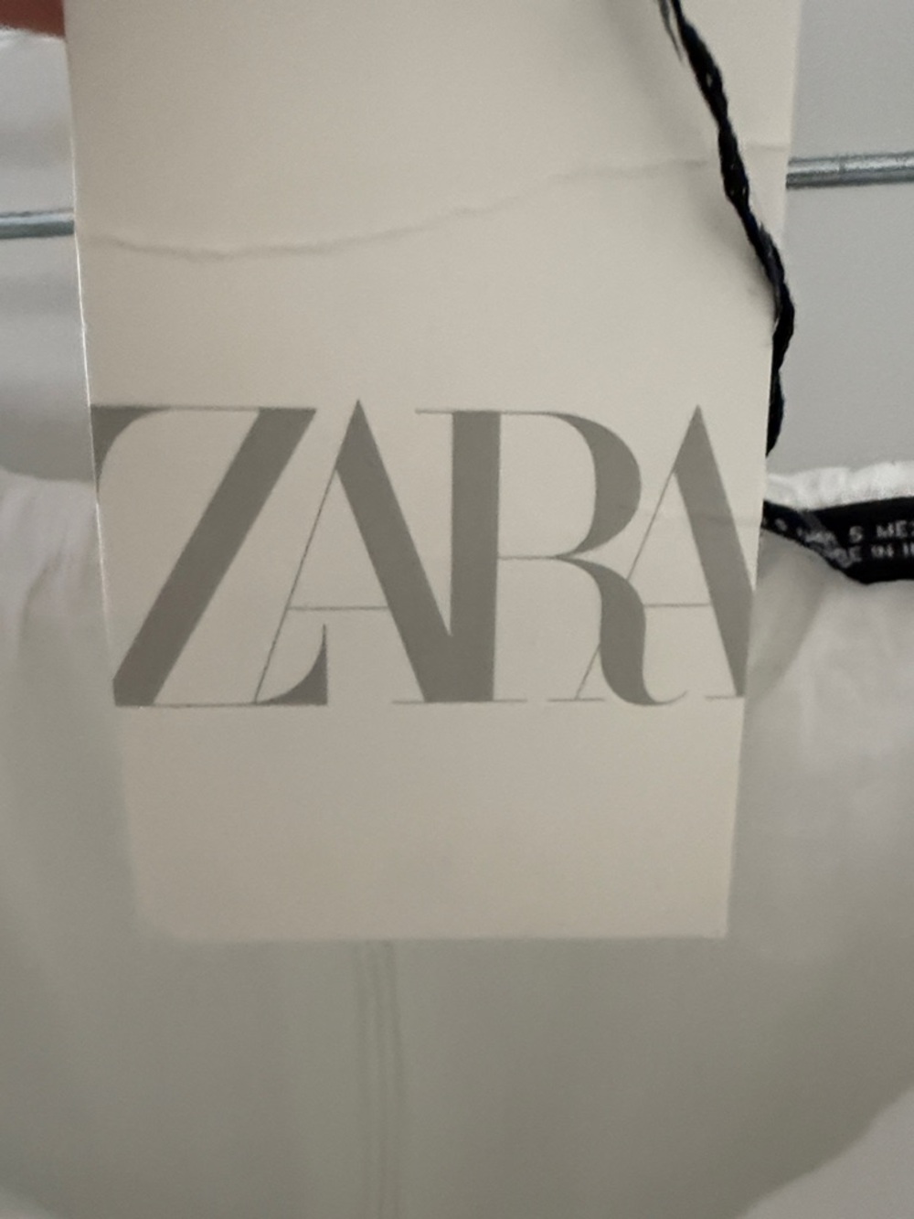 Zara White Ruffled Eyelet Strapless Mini Dress - Picture 2 of 5